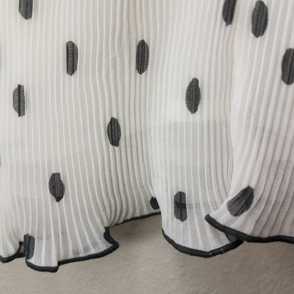 Ganni pleated Georgette top size 34(US2) - Picture 9 of 13